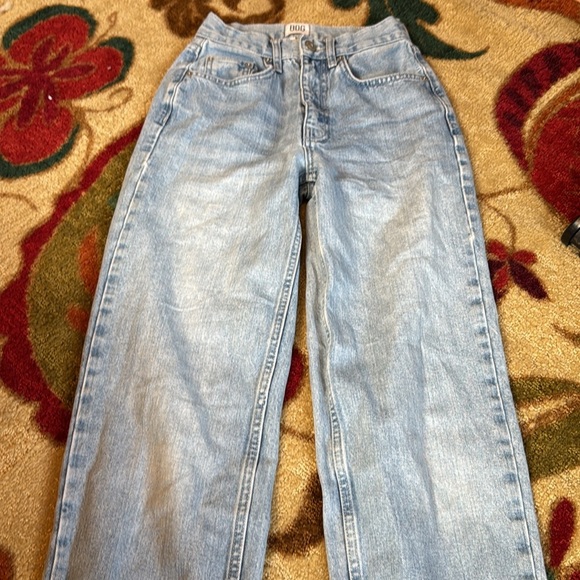 BDG x URBAN OUTFITTERS high rise baggy women’s blue denim jeans - Picture 9 of 11